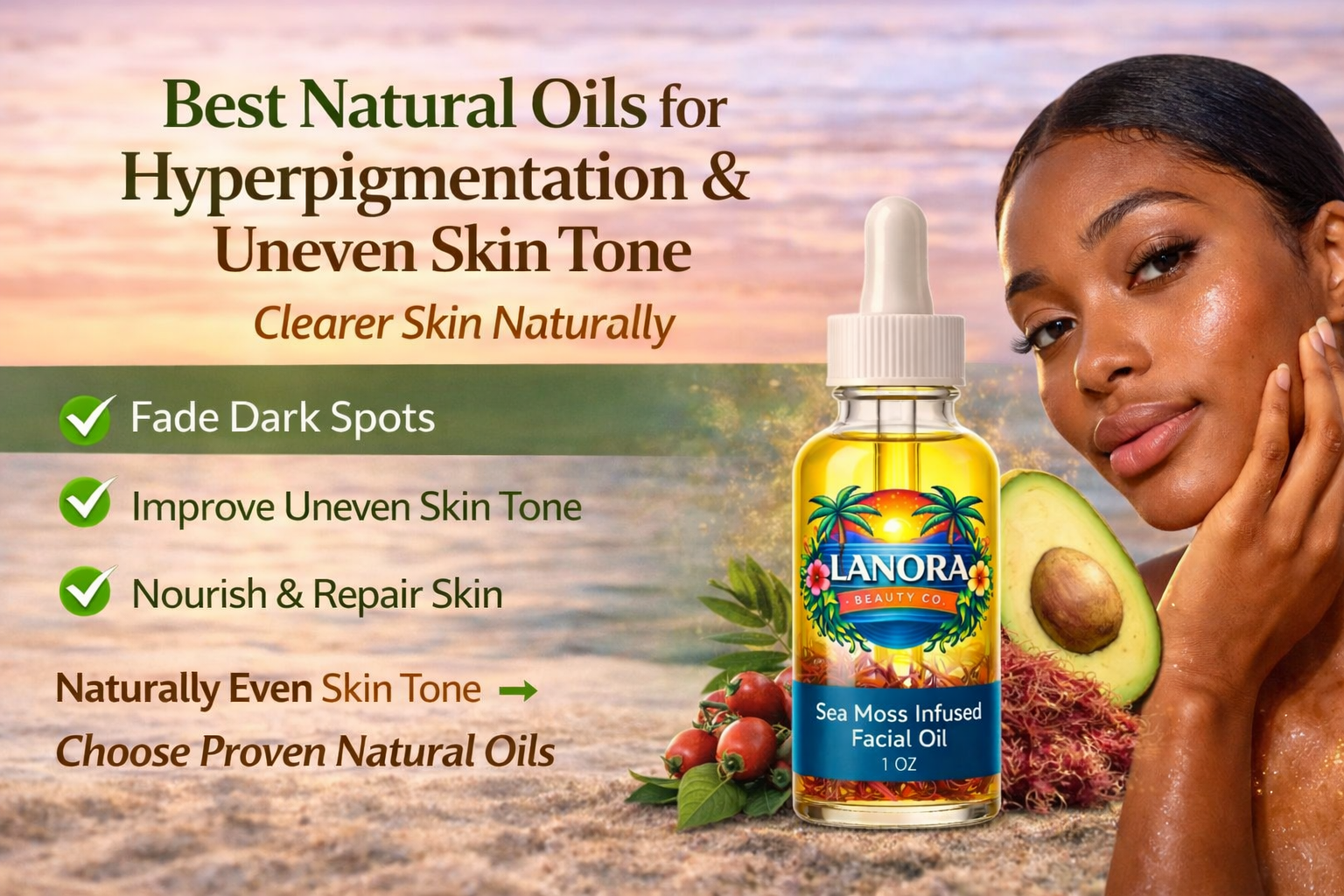 Sea Moss Facial Oil Moisturizer