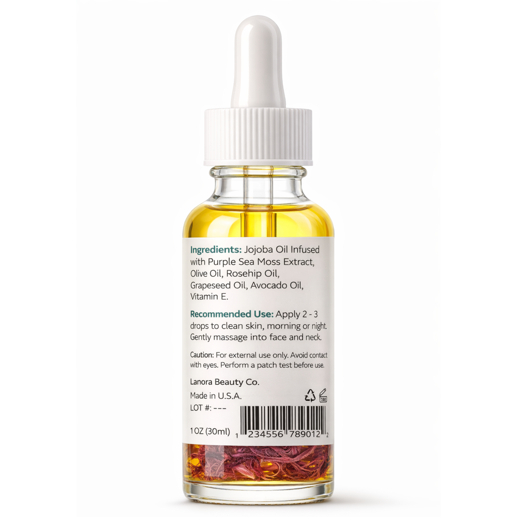 Sea Moss Infused Face Oil