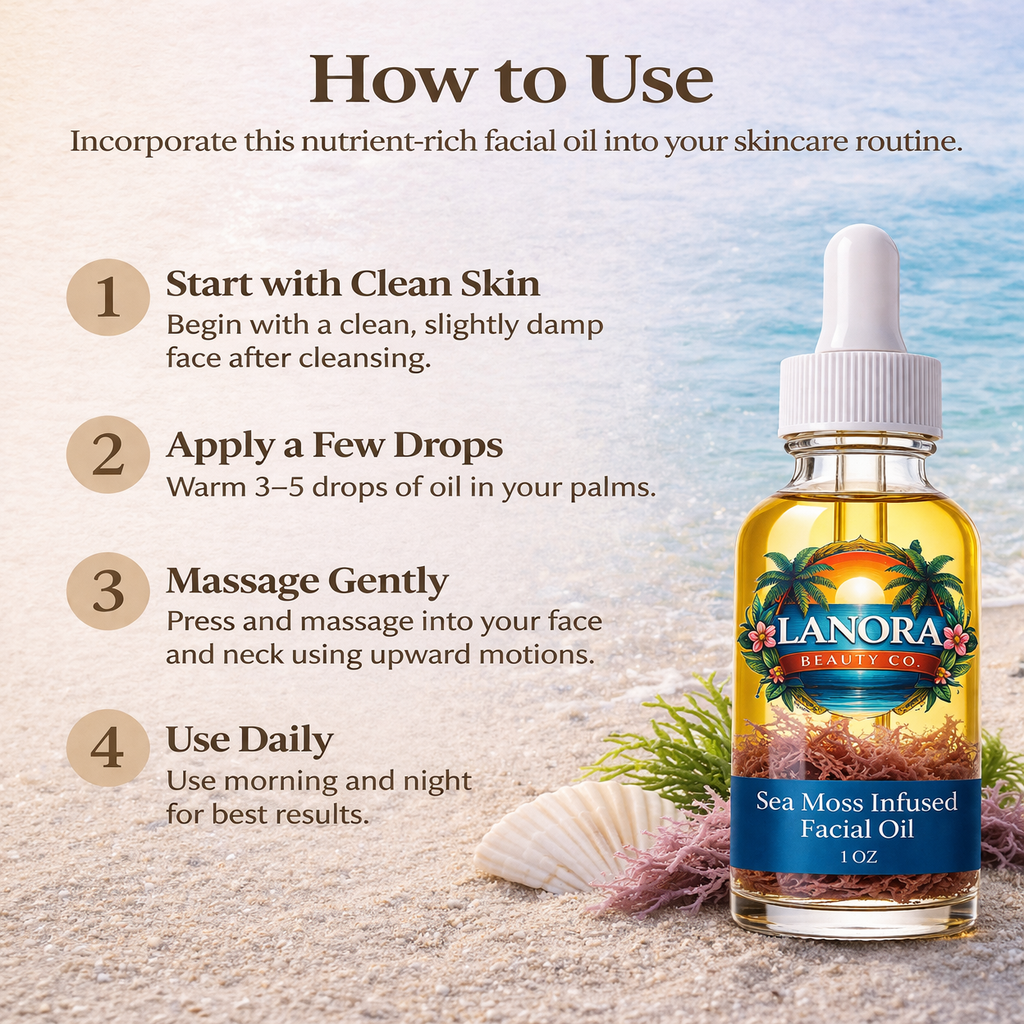 Sea Moss Infused Face Oil
